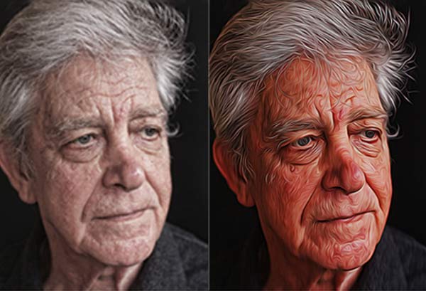 Artistic Oil Paint Actions Template