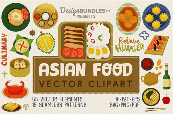 Asian Food Brochure Templates