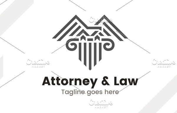 Attorney Lawyer Logo Designs Template