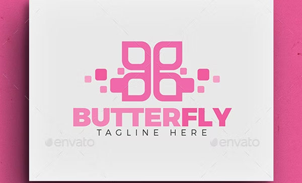 Attractive Butterfly Logo
