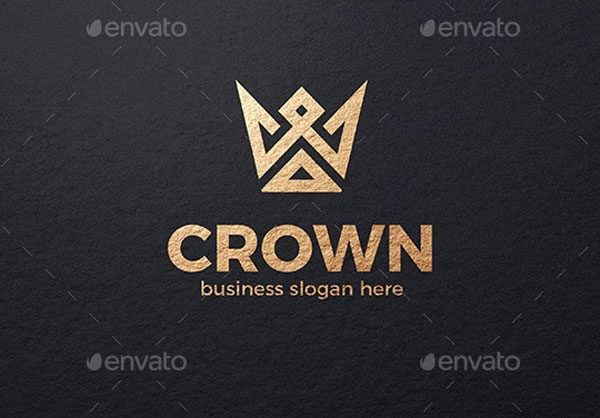 Attractive Crown House Logo Template