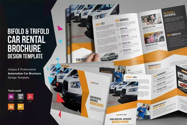 Auto Car Rental Service Brochure