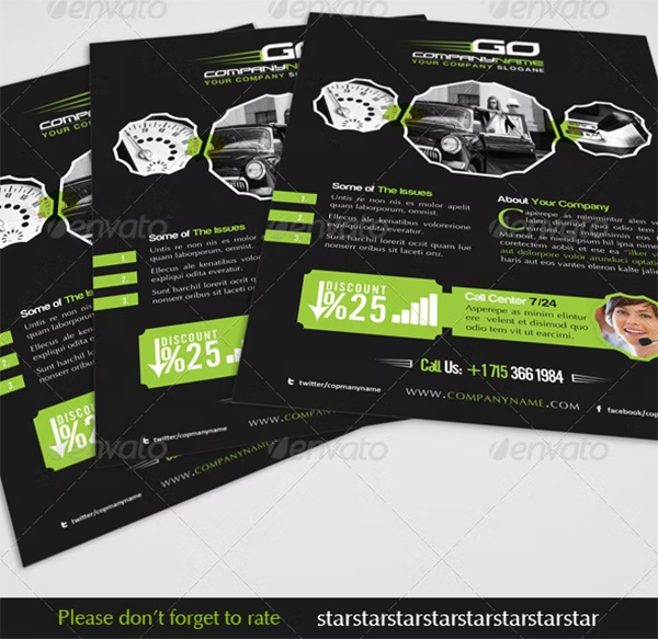 Automobile Business Flyer