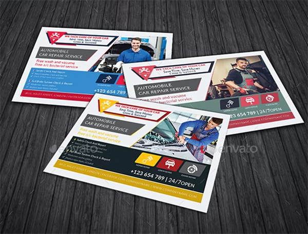 Automobile PSD Flyer Template