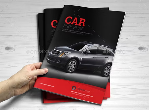 Automotive Car Brochure InDesign Template