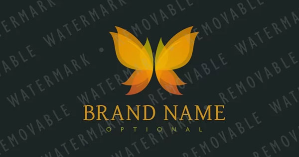 Autumn Butterfly Logo