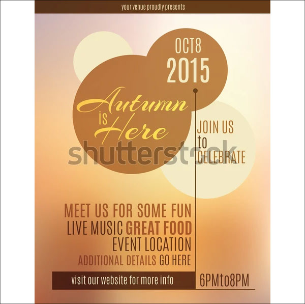 Autumn Event Flyer
