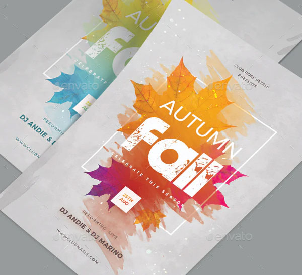 Autumn Festival Celebration Flyer