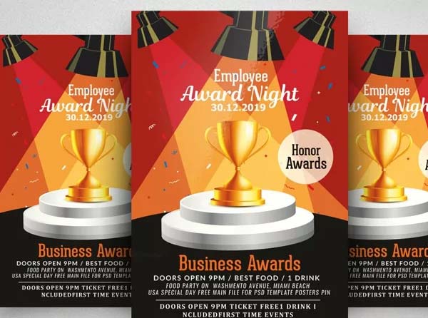Award Poster or Flyer Design Template