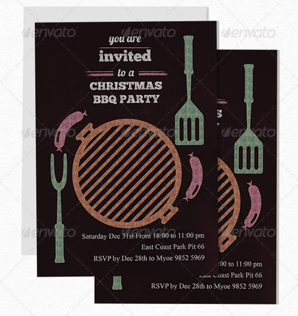 BBQ Party Invitation Templates