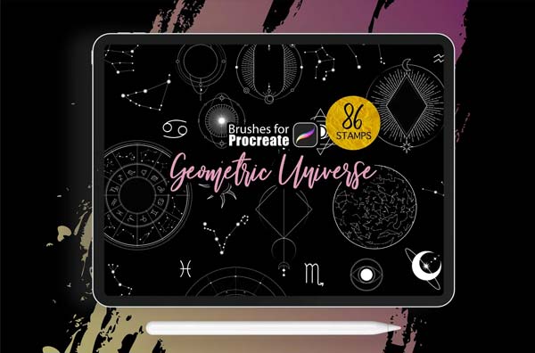 Best Geometric Universe Stamp