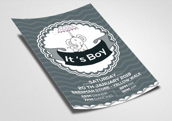 Baby Baptism Flyer Templates