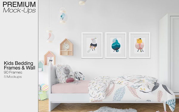 Baby Bedding Set Mockups