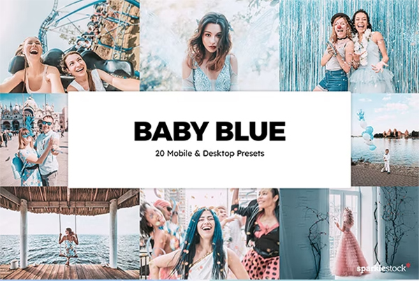 Baby Blue Lightroom Presets & LUTs