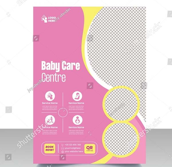 Baby Sitter PSD Flyer Design