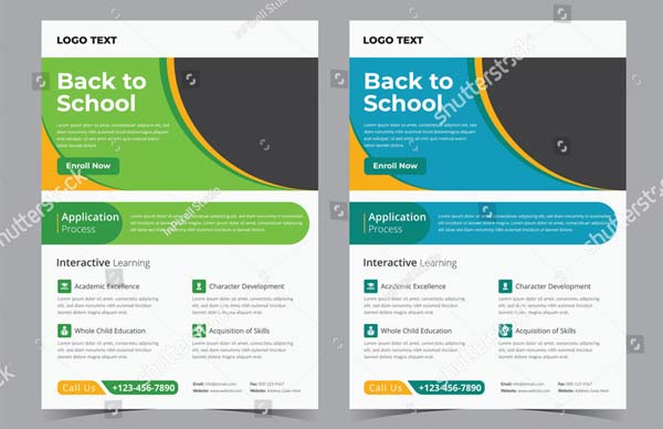 Back To Junior School Flyer