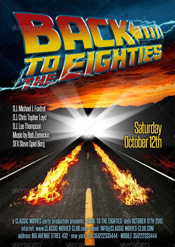 Back To The Eighties Movie Poster