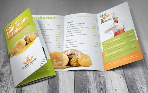 Bake Sale Tri-fold Brochure