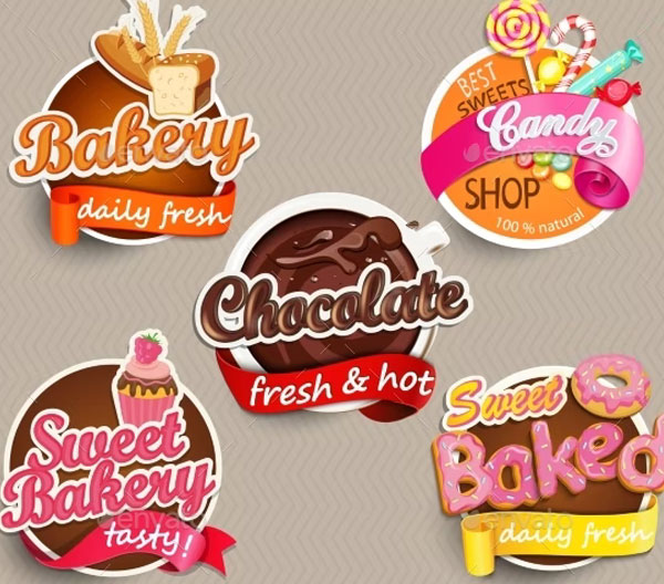 Bakery Food Label And Sticker Templates