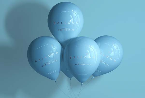 Balloon Mockup Template