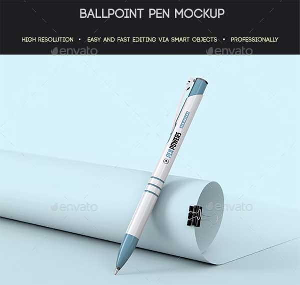 Ballpoint Pen Mockups