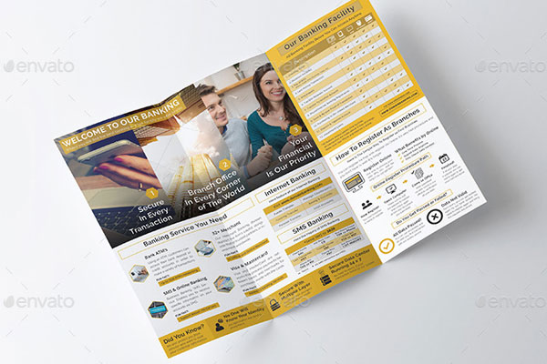 Banking Financial Service Trifold Brochure