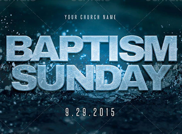 Baptism Flyers Templates