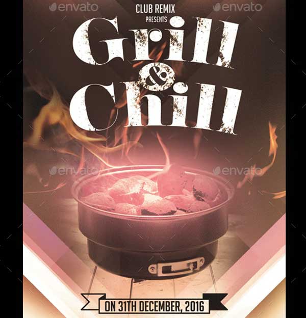 Barbeque Party Flyer Templates