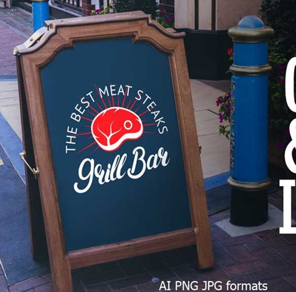 Barbeque and Grill Bar Flyer Templates
