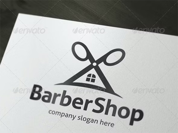 Barber Shop Logo Template