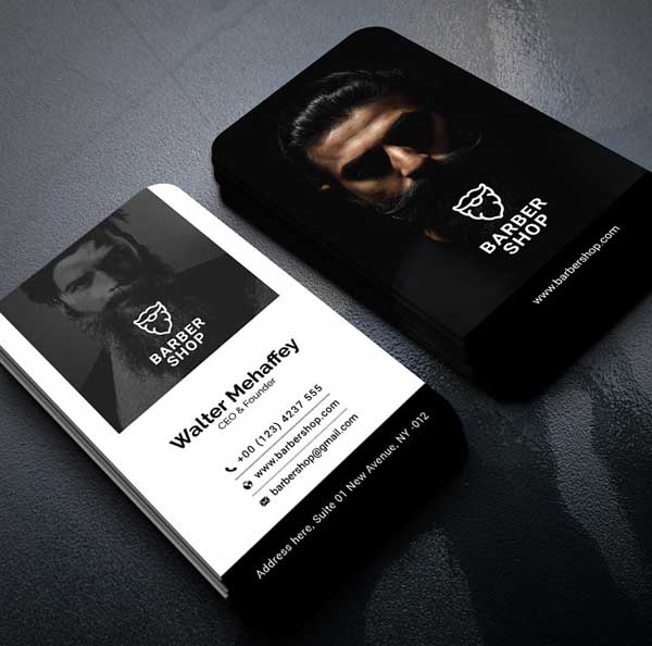 Barbershop Business Card Templates