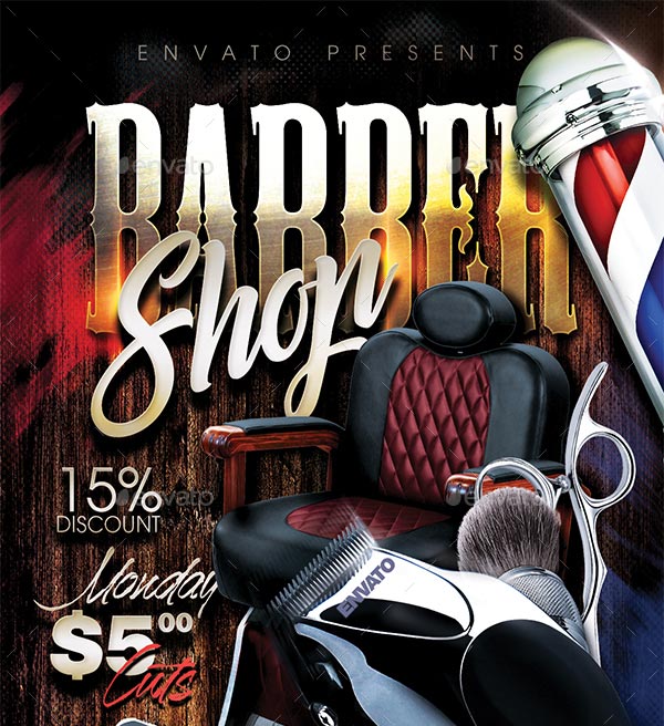 Barbershop Flyer Template Design