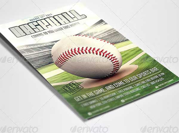 Baseball Games Flyer Template