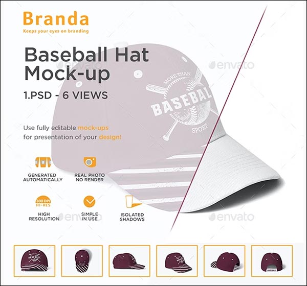 Baseball Hat Mock-up