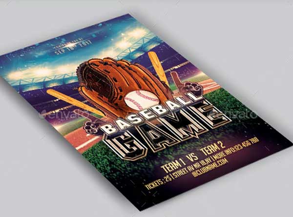 Baseball Promotion Flyer Template