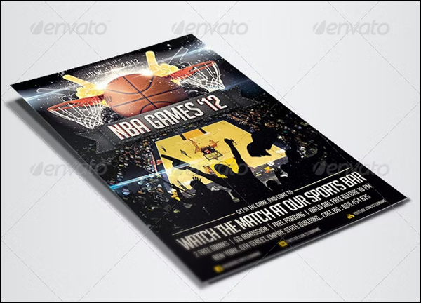 BasketBall Sports Flyer Template