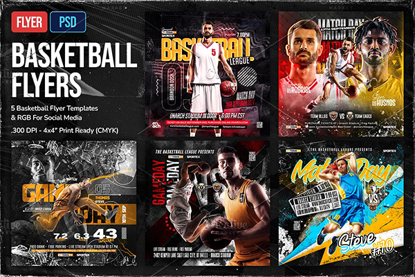 Basketball Flyer Template Design