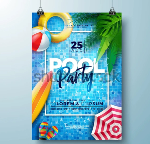 Premium Best Amazing Beach Party Flyer Templates
