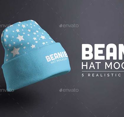 Beanie Hat Mockups
