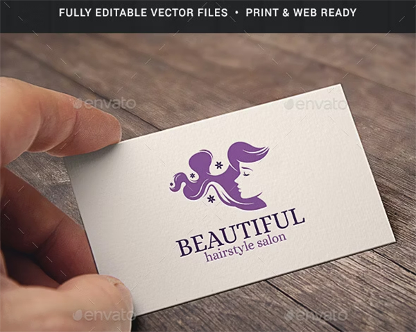 Beautiful & Hair Salon Logo