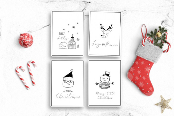 Beautiful Christmas Cards Bundle