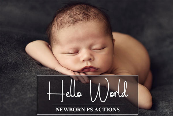 Beautiful Newborn Photoshop Acti