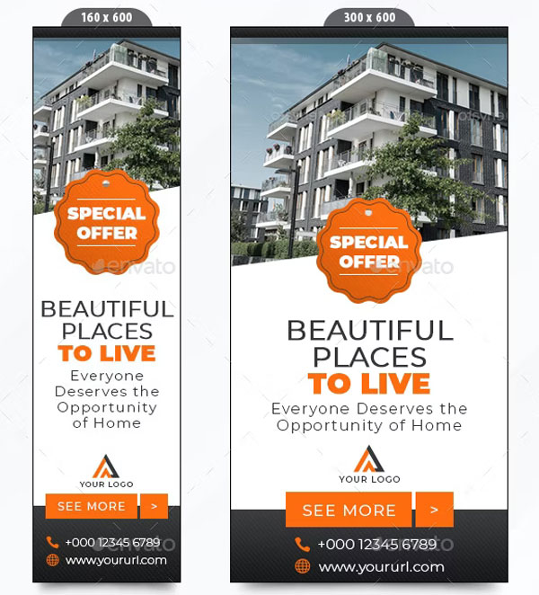 Beautiful Real Estate Banners