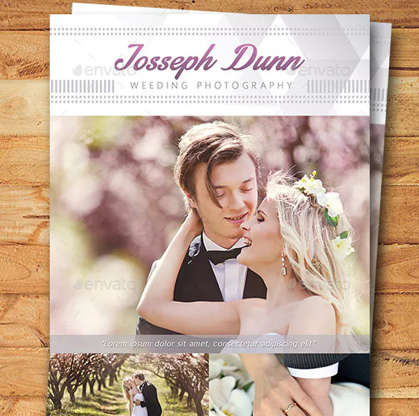 Beautiful Wedding Photography Rack Card