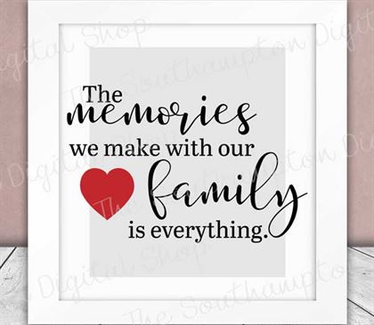 Beautiful Family Memory Quote