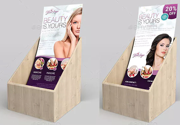 Beauty Care Rack Card Template