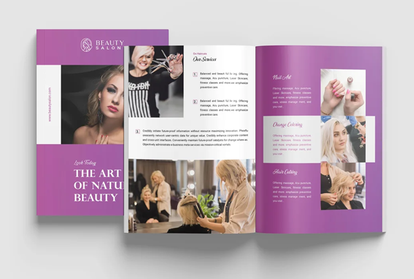 Beauty Salon Brochure Design