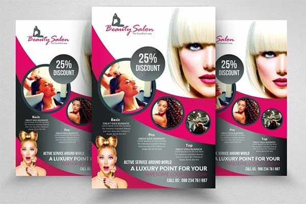 Beauty Salon Flyer Templates
