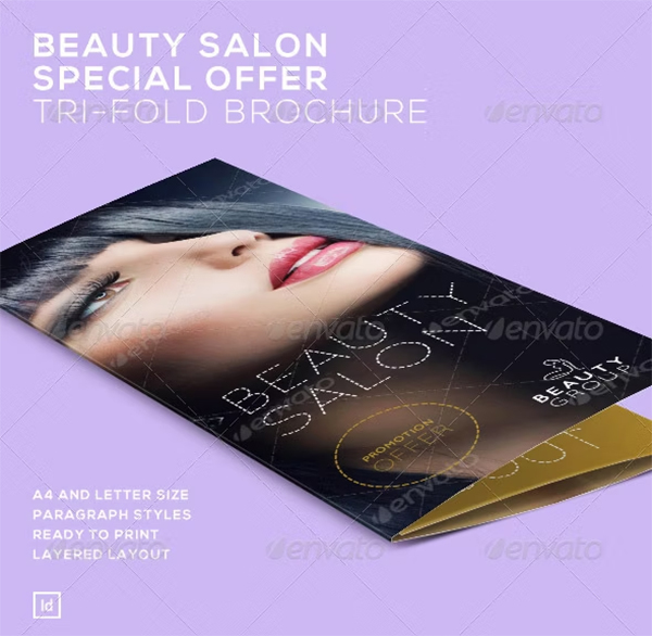 Beauty Salon Special Offer - Tri-Fold Brochure