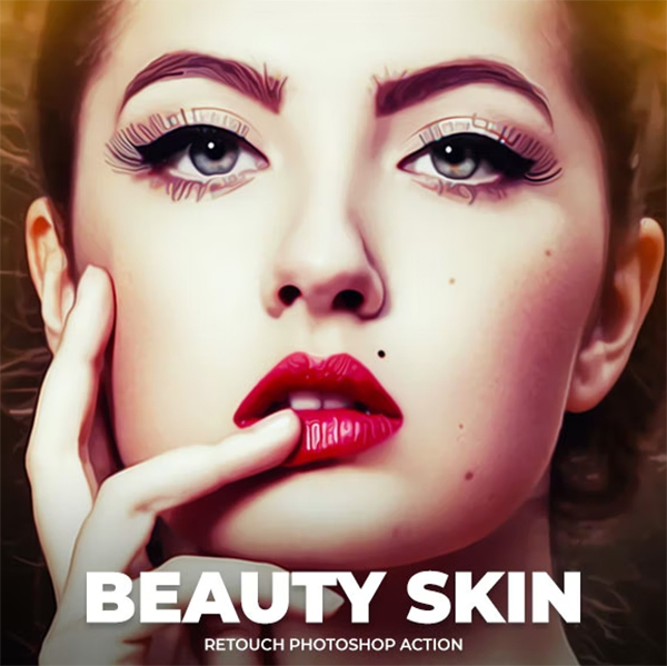 Beauty Skin Retouch Photoshop Action